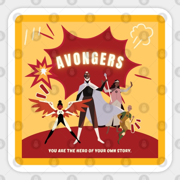 Avongers Sticker by Ryan Rad